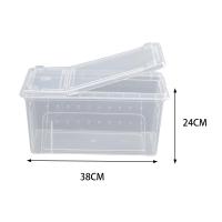 Caja De Cría De Reptiles Transparente Terrario Para Tortugas Geckos Sapos Transporte De Animales Habitaci\u00f3n Plástico - details 5