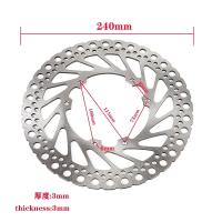 Disco De Freno Delantero Y Trasero 240mm Para Honda CR125R 250R 02-08 CRF250R 250X 04-17 CRF450R / RX 450X Metal Resistente Al Desgaste - details 3