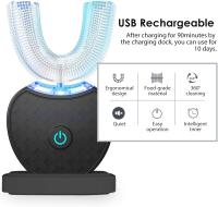 Cepillo de dientes ultrasónico automático,Cepillo De Dientes En Forma De U，Cepillos de dientes ultrasónicos de 360 ​​° Cepillo de dientes eléctrico y Kit de blanqueamiento dental，para Cargar IPX7 a Prueba de Agua - details 4