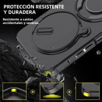 Funda De Teléfono Con Soporte Magnético De 360 Grados Para Redmi 14C Con Protección De Cámara Y Anillo Resistente a Arañazos Y Huellas - details 0