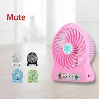 Mini ventilador portátil recargable, refrigerador de Aire, mini ventilador de escritorio, refrigeración USB, ventiladores de mano recargable, Negro (enredo) - details 3
