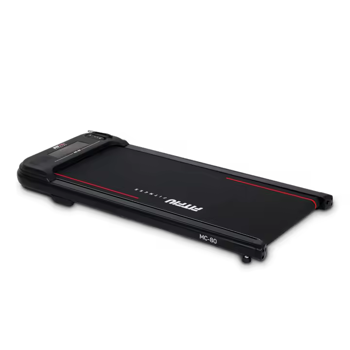 Cinta de correr y andar para debajo del escritorio 8 km/h, superficie de 42x100cm, Altavoz Bluetooth + Control remoto, Peso máx 110kg - FITFIU Fitness MC-80 - 1