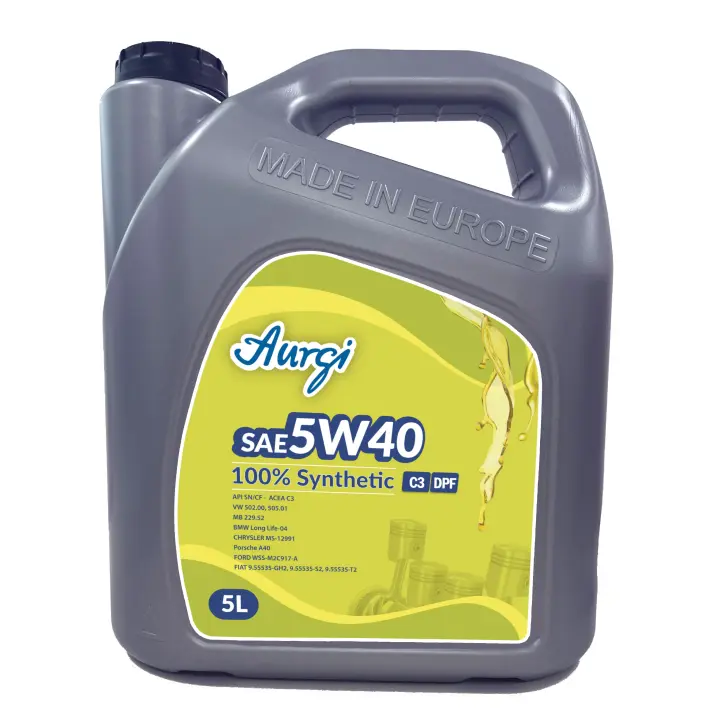 Aceite Aurgi 5W40 C3 Dpf 5 L - Multigrado - Motor Diésel - 1