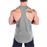 Camiseta Deportiva Sin Mangas Para Hombre Estilo Fitness Y Gimnasio Secado Rápido Transpirable Verano Y-Back Mesh Para Ejercicio Y Musculación - details 6