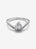 Pandora - Anillo de Corazón con Onda Pavé-Plata de Lei - details 0