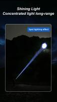 Lámpara De Mano LED De Alta Potencia Con Ampliable Zoom Luz Colorida Para Camping Emergencias Foco Largo Alcance Con Película Absorbente De Fluorescencia - details 7