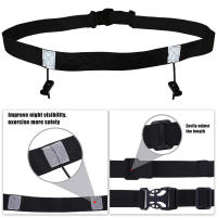 Cinturón De Correr Con Número De Carreras Y Bolsa De Cintura Para Triatlón Maratón Ciclismo Motocicleta Con 6 Bucles Para Gels Accesorios Deportivos Unisex - details 3