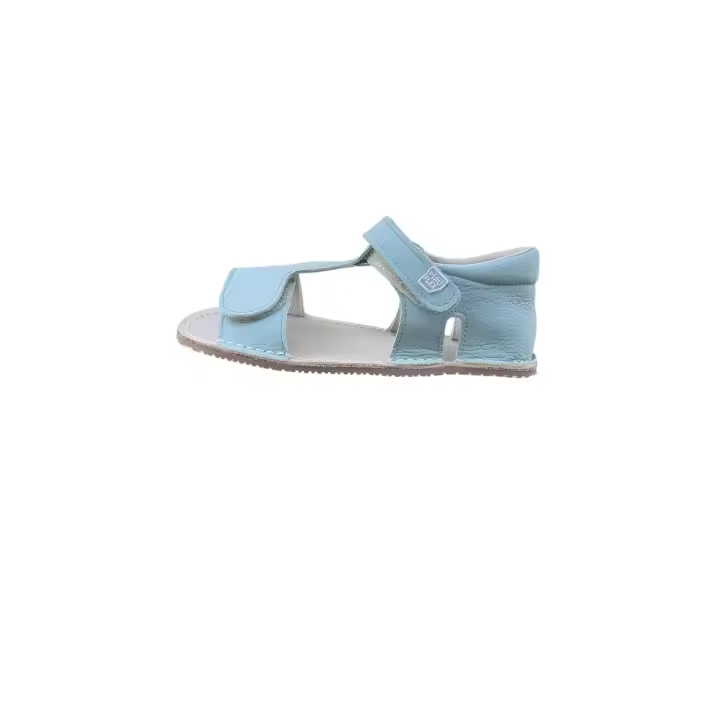 Sandalias doble velcro aguamarina de piel de Piruflex - 1