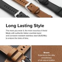 Correa De Cuero Suave Para Huawei Watch GT 5 46mm WATCH 5 pro GT 3 GT2 pro 46mm Buds Band Reemplazo De Pulsera Compatible Con Hombres Y Mujeres - details 4