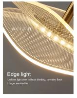 Lámpara Colgante Nórdica LED Para Iluminación Interior Decoración De Hogar Comedor Sala De Estar Escaleras Material Acryl Y Hierro Fuente De Luz LED - details 4