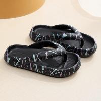 Zapatillas De Verano Para Hombre Con Estampado Doodle Plataforma Suave Antideslizante Comodidad Total Para Playa Y Uso Casual - details 1