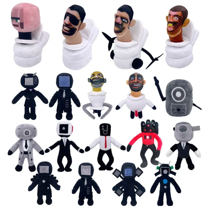Juguete De Peluche Skibidi Toilet Cartoon Dolls Speakerman Suave Y Suertudo Regalo De Navidad O Cumpleaños Para Niños - 1