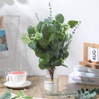 20/10PCS Ramas De Eucalipto Artificiales Para Bodas Y Decoración De Hogar Flores Falsas Para Disposición En Mesas Y Decoración De Habitaciones - details 5