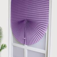 Cortinas De Blackout Mitad Con Plisadas Autoadhesivas Para Cocina Baño Balcón Ventanas De Coffee/Office Cortinas Romanas De Tela Para Ventanas De Skylight - details 5