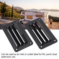 1par De Ventilación De Baño Y Oficina Para RV Accesorios De Barco Y Yate Louver Negro Grille De Salida De Ventilación Profesional - details 2