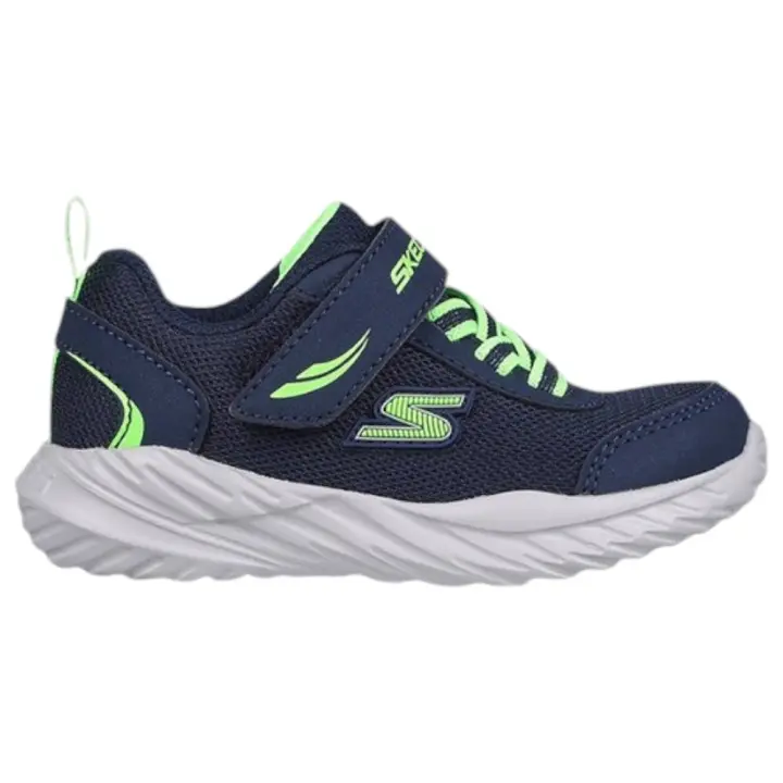 Zapatillas Skechers Nitro Sprint Rowzer Azul Marino Lima 407308N-Nvlm Niño - 1
