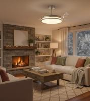 BEL AIR HOME - Ventilador de Techo DUNE con Luz LED Integrada de 36W, Motor DC Silencioso, Mando a Distancia y 3 Temperaturas de Luz - Ideal para Salas y Dormitorios - details 2