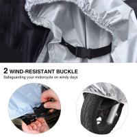 Cubierta De Motocicleta Universal Para Todas Las Estaciones Resistente Al Agua Y Protección UV Cubierta Impermeable Para Bicicletas De Motocicleta Y Scooter - details 7