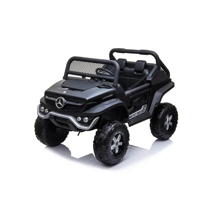 Coche Mercedes Unimog Black bateria 12V 128X86X84Cm Runruntoys (Injusa 4065) - 1
