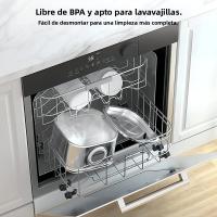 Fuente De Agua Para Mascotas SINGWEDA 304 Acero Inoxidable 3.2L 108oz Auto Filtro Silencioso Para Gatos Alimentador Automático - details 3