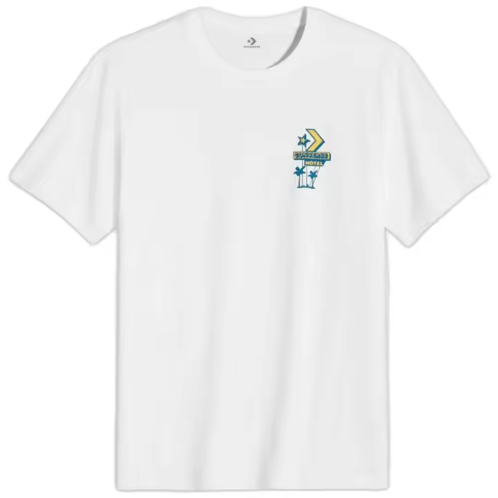 Tops marca Converse modelo 10027725-A01 para hombre en color blanco - 1