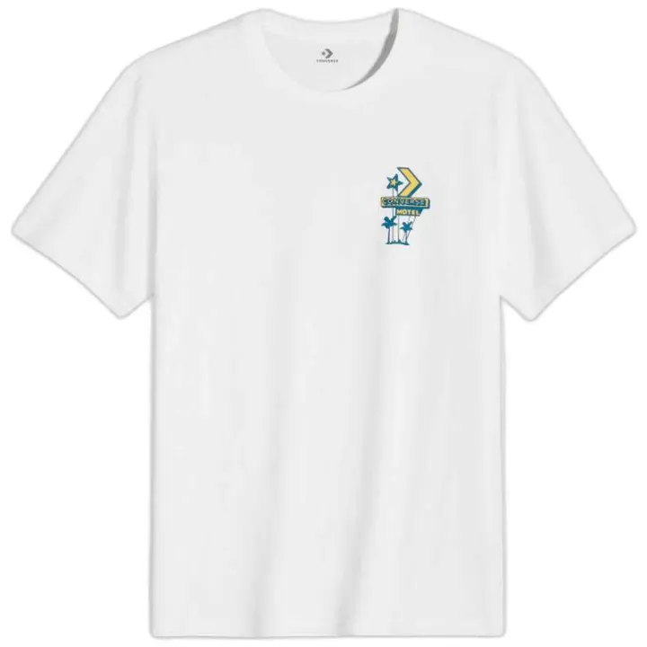 Textil Sportswear marca Converse modelo 10027725-A01 para hombre en color blanco - 1
