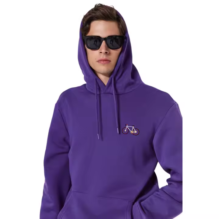 Trendyol Brown Regular Cut Minimal Embroidery Fleece/Warm Cotton Sweatshirt Tmnaw24Sw00096 - 1