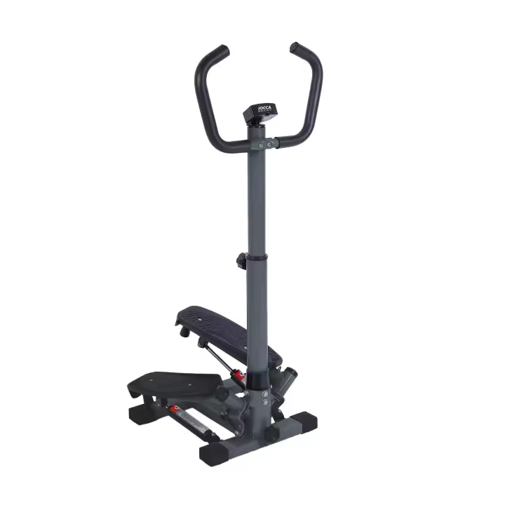 Stepper lateral Jocca con pantalla electrónica para controlar tiempo, pasos y calorías, altura ajustable, asas acolchadas, y sistema antideslizante para trabajar glúteos, abdomen y piernas desde casa. - 1