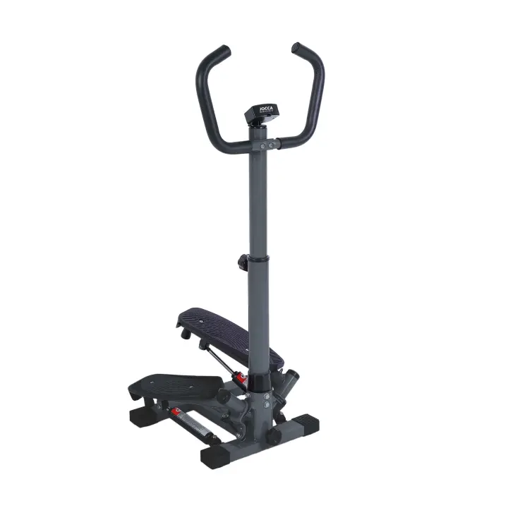 Stepper lateral Jocca con pantalla electrónica para controlar tiempo, pasos y calorías, altura ajustable, asas acolchadas, y sistema antideslizante para trabajar glúteos, abdomen y piernas desde casa. - 1