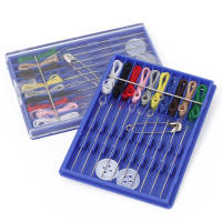 Kit De Costura Portátil Mini Con 10 Colores De Hilo Caja Desechable Con Agujas Y Botones Bolsas De Almacenamiento Para DIY Manualidades Y Viajes - details 8