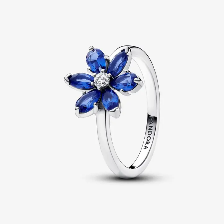 Anillo Herbario Brillante Azul Pandora 193000C01 - 1