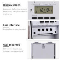 Interruptor De Tiempo Digital Automático Con Caja Impermeable Para Exterior 168 Horas Semanal 7 Días Programable 220V 30A - details 10