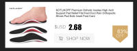 Insoles KOTLIKOFF Para Pies Planos Severos Soporte De Arco Ortopédico Insertos Para Zapatos De Tacón Alto Alivio De Fascitis Plantar Adecuado Para Hombres Y Mujeres - details 30