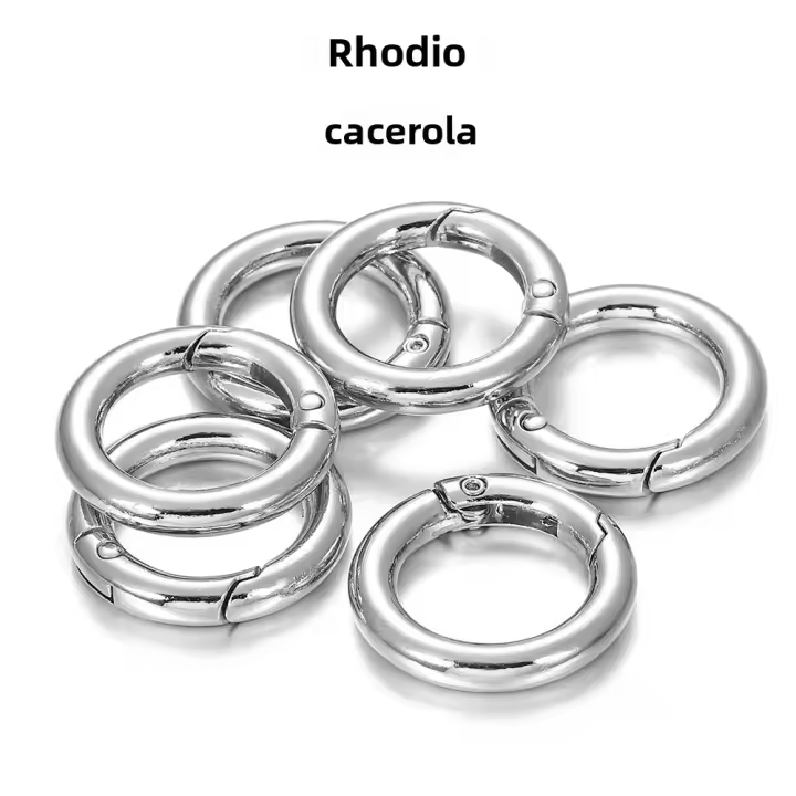 5Pcs/Lot Hebilla De Anillo O Metal Clip Para Llaveros Y Joyería DIY Hebilla De Porta Llaves Para Mochilas Perros Cadena Colorido Adecuado Para Jóvenes - 1