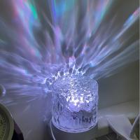 Proyector De Onda Oceánica Luz De Ambiente 16 Colores Aurora Brillo Nocturno Para Hogar Barra Fiesta Con Control Remoto Lámpara De Mesa Submarina Recargable - details 1