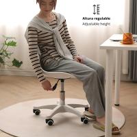 LUTODY - Silla oficina giratoria regulable, Asiento polipiel cuero sintético, Despacho escritorio, Estilo nórdico ergonómico, Con rueda suave - details 3