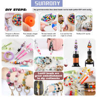 Sunrony Bolas De Bayas De Resina Con Piedras Preciosas Cuentas Acrílicas Para El Día De La Madre Joyería DIY Accesorios De Decoración De Collar - details 0