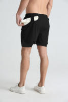 Nuevos Shorts De Verano Para Hombre Doble Capa Gimnasio Deportivo Secado Rápido Entrenamiento 2 En 1 Multibolsillos Pantalones De Correr - details 18