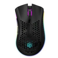 Ratón Gaming Wireless USB 2.4G RGB Luz Honeycomb Recargable BM600 Para PC Laptop Notebook Mouse Despacho Cute Para Jugador - details 9