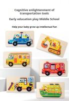 Juego De Puzle 3D Para Niños Tarjetas Educativas Divertidas Con Números De Tráfico Juguetes De Madera Educativos Para El Desarrollo Infantil - details 1
