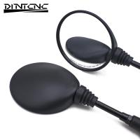 Espejo Redondo Plegable Universal Para Motocicleta Con Hilo M10 Partes De Equipamiento De Modificación Anti-caída Para Moto - details 1