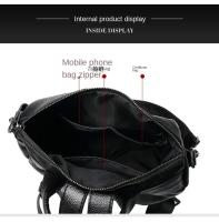 Nueva Mochila De Cuero Genuino Moda Para Mujeres Mochila De Viaje Casual De Cuero Suave Gran Capacidad De Almacenamiento Bolsa - details 14