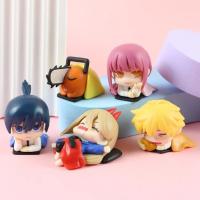 Figura De Anime Chainsaw Man Denji Makima Pochita Series De Sueño Miniaturas Coleccionables Estatuas De Makima Denji Aki Decoraciones Para El Hogar - details 2