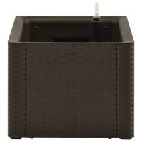 vidaXL Arriate con sistema de riego automático moca 100x43x33 cm - details 3