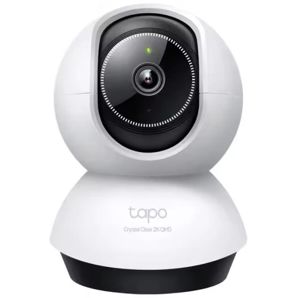 Tp-link tc72 camara de seguridad wifi 2k qhd 4mp 360º - vision nocturna - deteccion y notificaciones inteligentes de ia - alarma de luz y sonido - audio bidireccional - 1