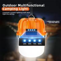 Luces LED recargables por USB para acampar al aire libre, tiendas de campaña para barbacoa, linterna colgante, banco de energía de emergencia - details 0