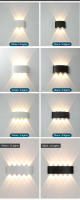 Lámpara De Pared LED Impermeable IP65 Para Exteriores ABS Con Baño Aisle Jardín Courtyard Sala De Estar Hotel Balcony 110-220V Luz Moderna De Difusor De Vidrio Borosilicato Fuente De Luz AC - details 6