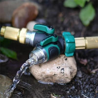 Conector De Repartidor De Manguera Bidireccional 3/4 Pulgada Para Riego De Jardín Y Agua De Grifo 1/2 Splitter Doble Paso - details 5