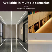 Tira De Luz LED COB Flexible 1-5M 24V CCT WW CW Dimmable Con RF 17Teclas Remote Iluminación Lineal De Alta Brillo Para El Hogar - details 12