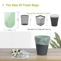 Bolsas De Basura Biodegradables 80/100pcs Resistente Al Desgarro Y Fugas Para Baño Y Reciclaje Ecológico Liner Para Contenedor De Basura - details 4